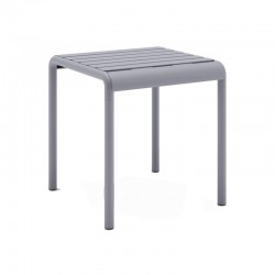 ΤΡΑΠΕΖΑΚΙ ΚΗΠΟΥ Fylliana "Zenya" ΑΠΟ ΠΟΛΥΠΡΟΠΥΛΕΝΙΟ (PP) ΣΚΟΥΡΟ ΓΚΡΙ ΧΡΩΜΑ 46x46x48εκ