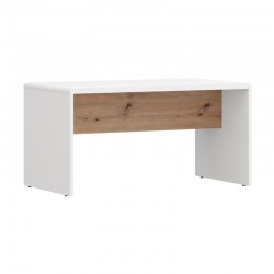 ΤΡΑΠΕΖΑΚΙ ΣΑΛΟΝΙΟΥ SEDICO ΛΕΥΚΟ-ΛΕΥΚΟ HIGH GLOSS-ARTISAN OAK 90x50x47εκ