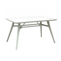 ΤΡΑΠΕΖΙ ΚΗΠΟΥ ΜΕ ABS ΕΠΙΦΑΝΕΙΑ FYLLIANA FL8863 ΛΕΥΚΟ ΧΡΩΜΑ 135x79x75εκ