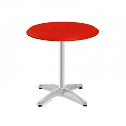 ΤΡΑΠΕΖΙ SAFIR ΚΟΚΚΙΝΟ 4 ΠΟΔΙΑ ΤΟΥΛΙΠΑ 70CM