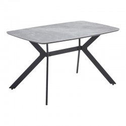 ΤΡΑΠΕΖΙ ΤΡΑΠΕΖΑΡΙΑΣ Fylliana FL202 ΓΚΡΙ ΧΡΩΜΑ 160x90x75εκ