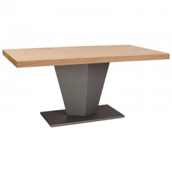 ΤΡΑΠΕΖΙ ΤΡΑΠΕΖΑΡΙΑΣ Fylliana Lisbon ΜΕ ΚΑΠΛΑΜΑ ΔΡΥΟΣ ΡΟΥΣΤΙΚ 170x90x75εκ