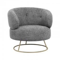 ΥΦΑΣΜΑΤΙΝΗ ΠΟΛΥΘΡΟΝΑ Fylliana Geena ΓΚΡΙ ΥΦΑΣΜΑ 81x81x81εκ