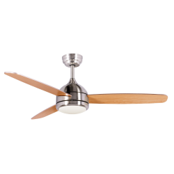 ΑΝΕΜΙΣΤΗΡΑΣ ΟΡΟΦΗΣ CF-4812 SATIN NICKEL 122CM ΜΕ LED ΦΩΣ ΚΑΙ ΤΗΛΕΧΕΙΡΙΣΤΗΡΙΟ DC MOTOR 55W
