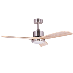 ΑΝΕΜΙΣΤΗΡΑΣ ΟΡΟΦΗΣ CF-5213 SATIN NICKEL 132CM ΜΕ LED ΦΩΣ ΚΑΙ ΤΗΛΕΧΕΙΡΙΣΤΗΡΙΟ DC MOTOR 55W