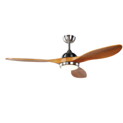ΑΝΕΜΙΣΤΗΡΑΣ ΟΡΟΦΗΣ CF-5415 SATIN NICKEL 138CM ΜΕ LED ΦΩΣ ΚΑΙ ΤΗΛΕΧΕΙΡΙΣΤΗΡΙΟ DC MOTOR 55W